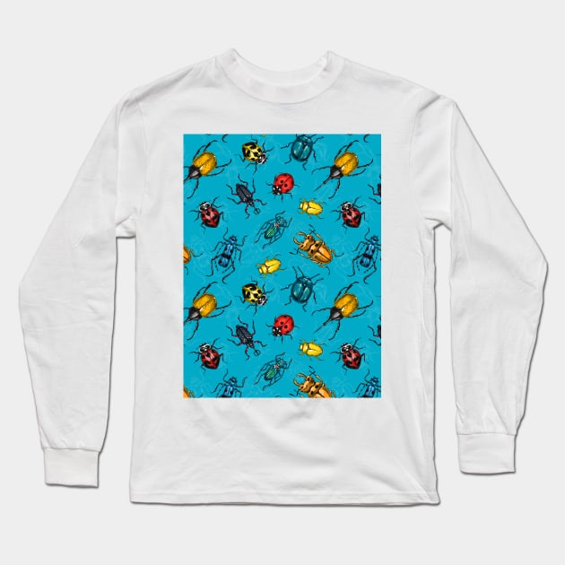 Beetles Long Sleeve T-Shirt by katerinamk